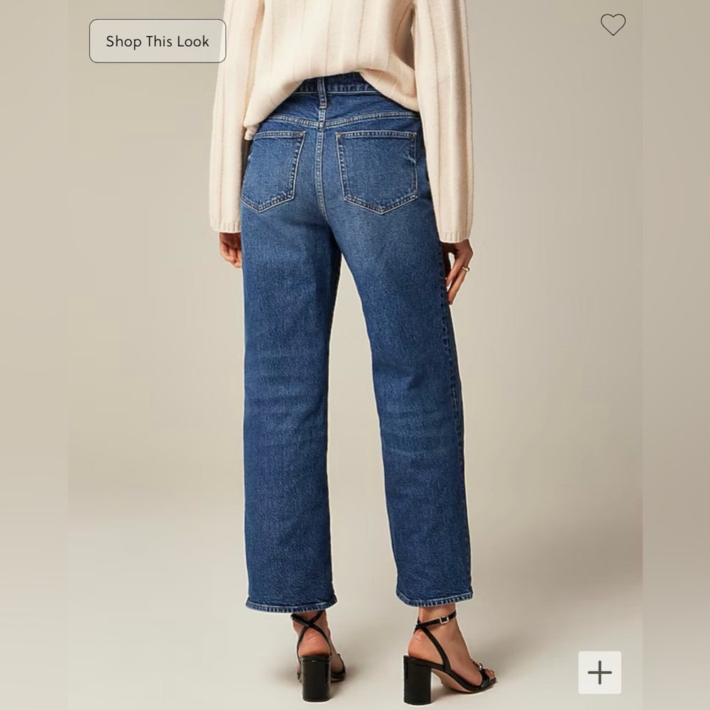 J. Crew Petite high-rise slim-wide jean in 1996 semi-stretch size 23 - Picture 4 of 6